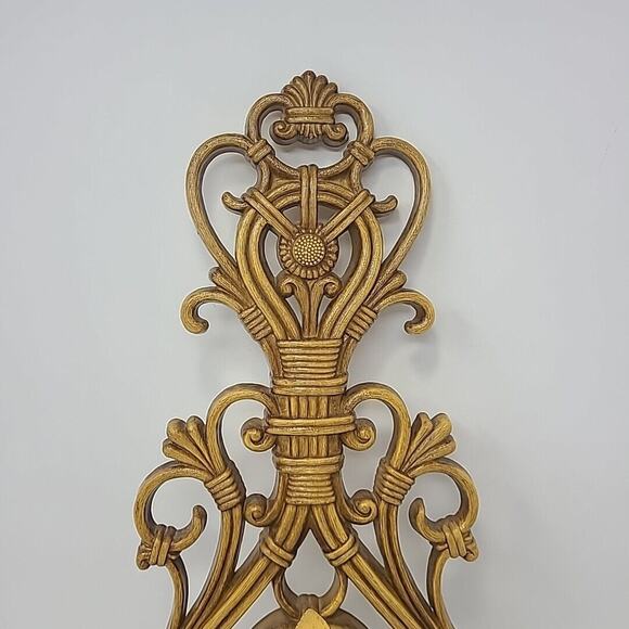 Vintage Dart Ind. Wall Hanging Sconce Candle Holder # 4197 Plastic USA MCM - Picture 3 of 6